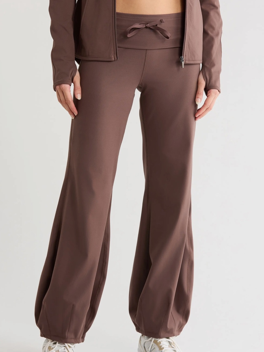 YOGALICIOUS New Lux Jasmine Harem Pants Barrel Yoga Jogger Brown Size Small